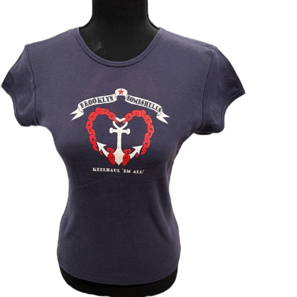 Brooklyn bombshells roller derby girls t-shirt size‎ medium